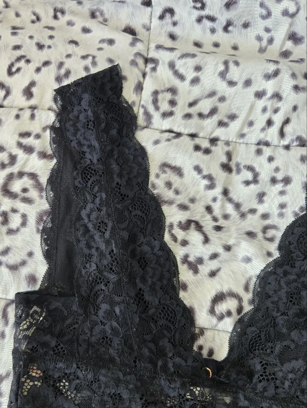 Free People Black Lace Bralette Sz S